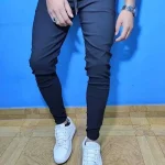 ⁦عرض اربع قطع بنطلون بنجالين  (اسود_جملى_فضى_زيتى)⁩ - الصورة ⁦5⁩