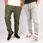 ⁦عرض اربع قطع بنطلون بنجالين  (اسود_جملى_فضى_زيتى)⁩ - الصورة ⁦10⁩